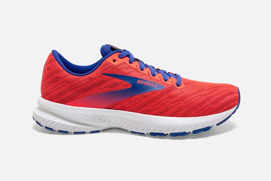 Brooks Running Shoes Womens Orange/Blue - Launch 7 Road - 0246-QPRDC